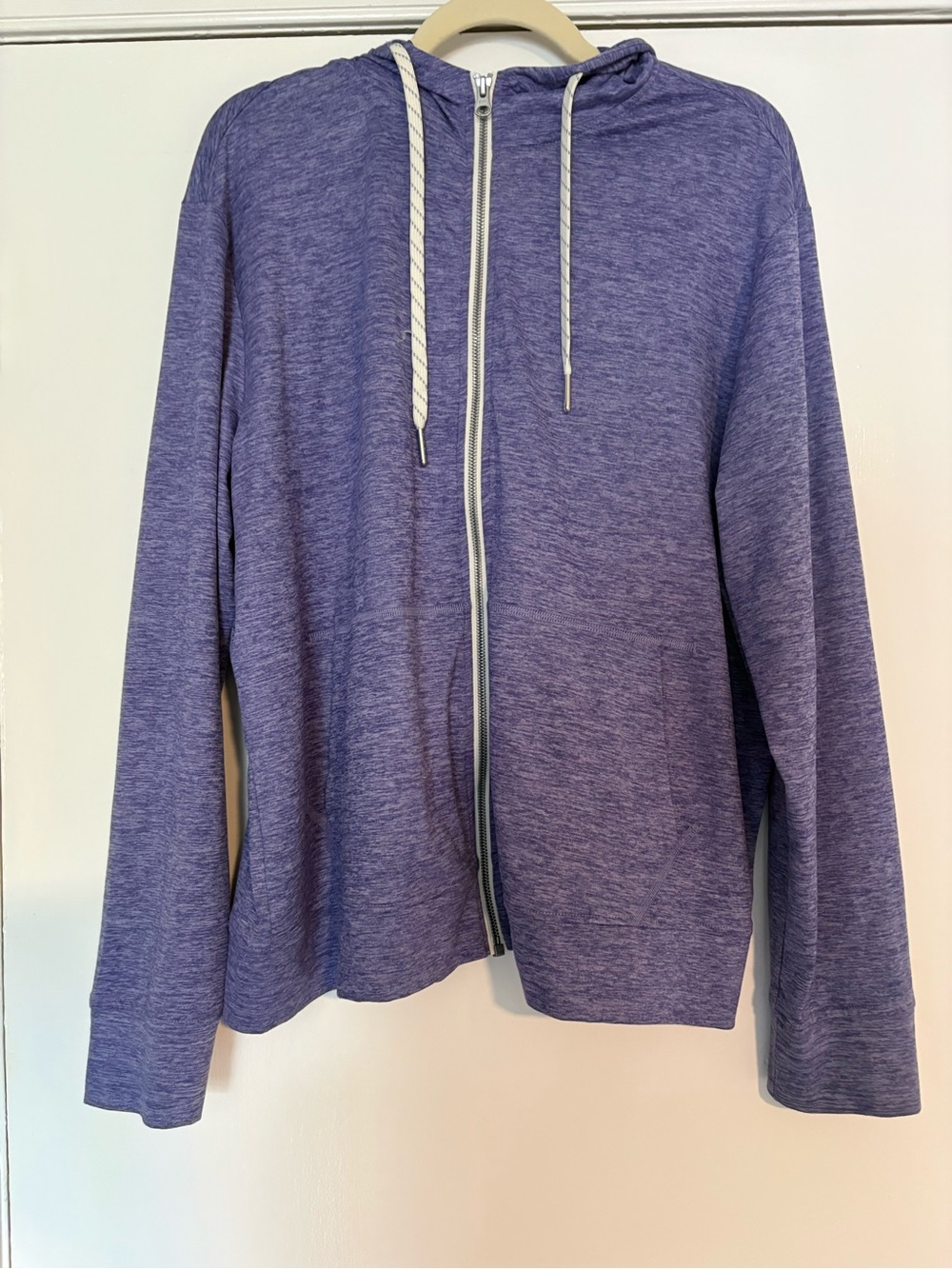 Skechers Performance XXL Purple Full Zip Lightweight Hoodie Activewear